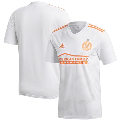 adidas Atlanta United FC White King Peach Replica Jersey